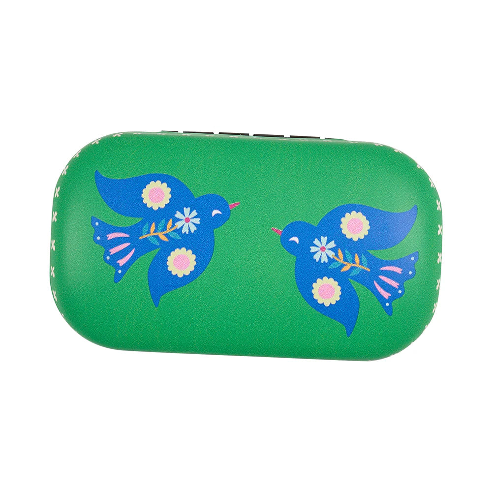 Safe keeper trinket box "Fiesta Bird"