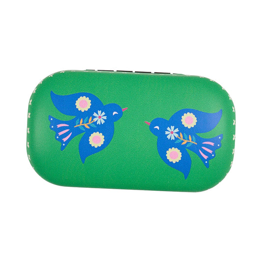 Safe keeper trinket box "Fiesta Bird"