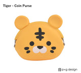 Tiger silicone cpoin purse