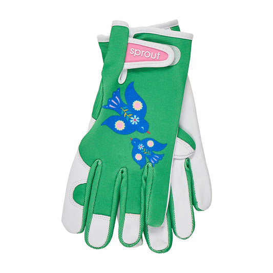Sprout gardening gloves