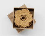 Buttonworks Botanical shaped coasters