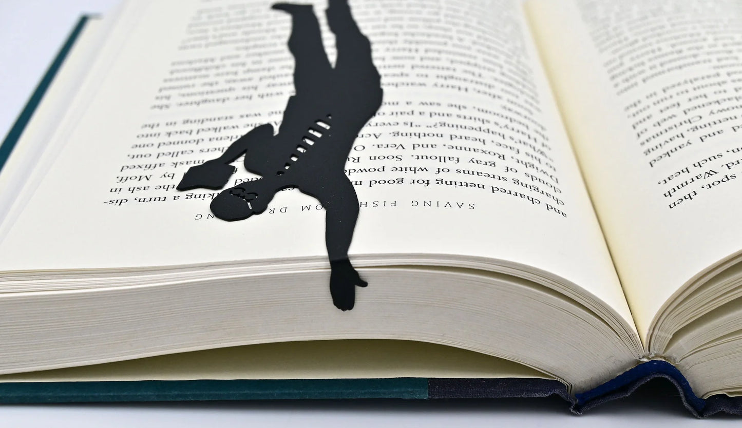 Bookmark- Hugger hanging person