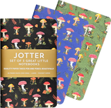 Notebook mini  jotters- Mushrooms (Set of 3)