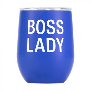 Thermal wine tumbler- Boss lady