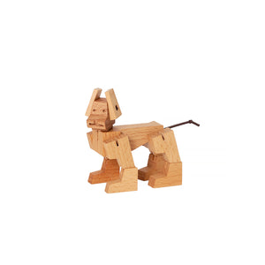 AREAWARE Cubebot Micro Milo (Natural)wooden bendable toy