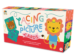 Children's lacing picture cards