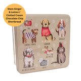 Grandma Wild's Embossed dogs in jumpers biscuit tin 160g