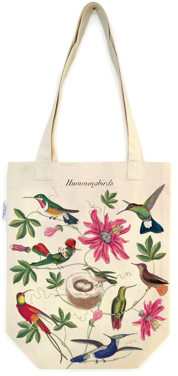 Cavallini Vintage tote bag- Hummingbirds