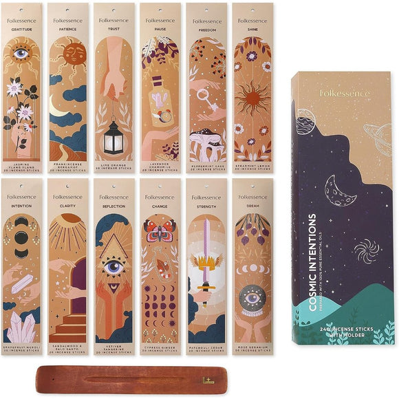 Folkessence  Incense sticks Gift pack- Cosmic Intentions