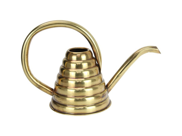 Watering can - Antique look brass (35cm)