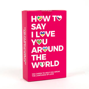 How to say I love you around the world cards