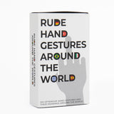 Rude hand gestures around the world card deck