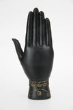 Newage  black and gold hand-palm ornament 