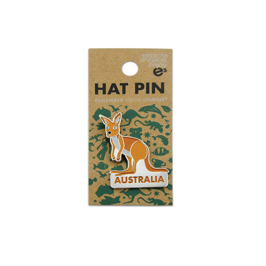 Kangaroo Australia hat pin
