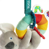 Koala activity toy and rattle