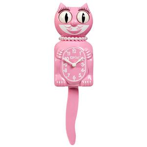 Kit-Kat clock- Pink satin lady