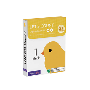 Cognitive Flash cards- Let's Count by mierEdu.Develop young math skills using mierEdu's Cognitive Flash Cards. Designed for children aged 3 and up, each interactive card features simple counting exercises to introduce critical concepts and promote basic numeracy.