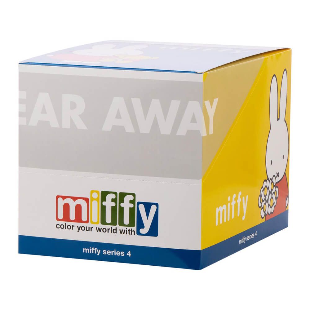 Miffy product packaging with colorful branding on a white background