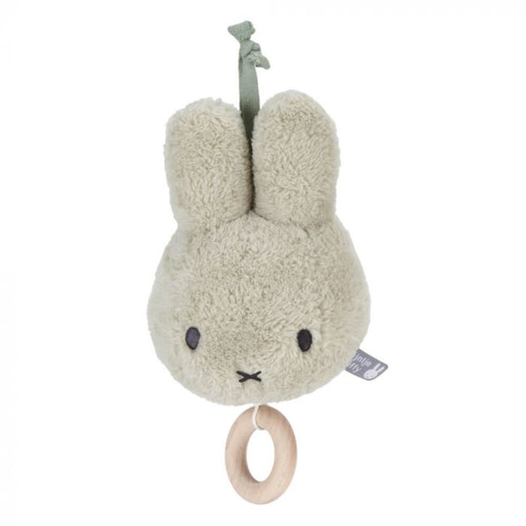 Miffy fluffy green musical pulldown toy