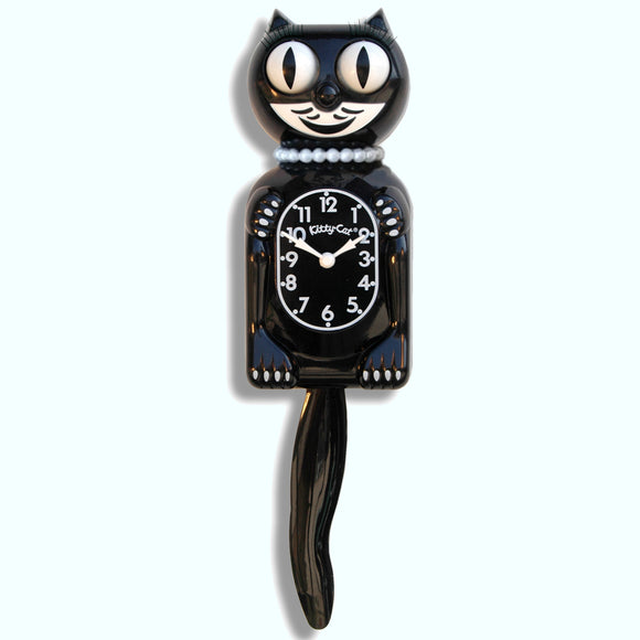 Kit-Kat Klock Miss Kitty black 3/4 size(32.4cm)