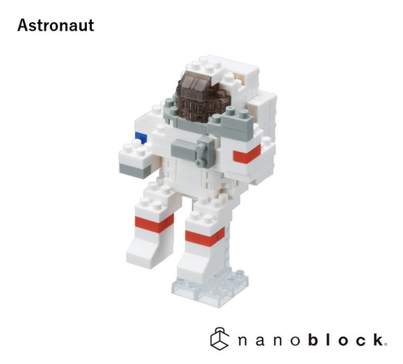 Re-Creae your own  space adventure with the Nanoblock Astronaut. 