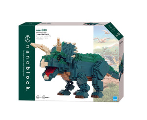 NANOBLOCK- DX Triceratops dinosaur toy model