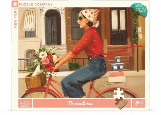 NYPC/ Brownstones 1000 pieces jigsaw puzzles by Janet Hill