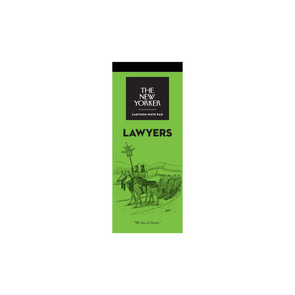 The New yorker- Lawyers notepad