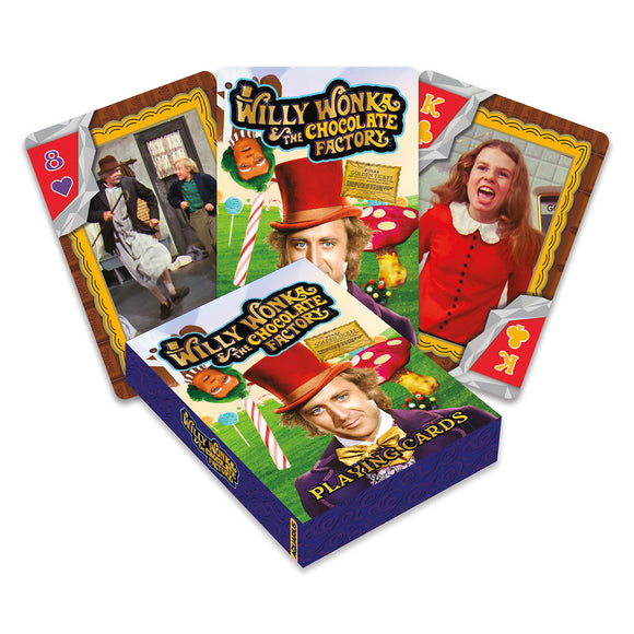 Willy Wonka playing cards