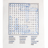 Word search toilet paper