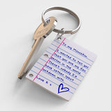 Little letter shrink keyring kit