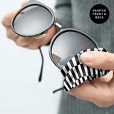 Pikkii microfibre eyewear cleaning cloth- Optical Illusion