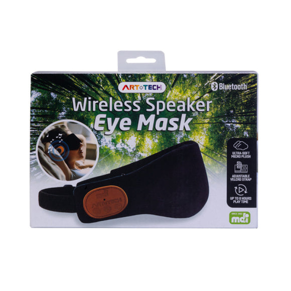Wireless audio speaker eye mask