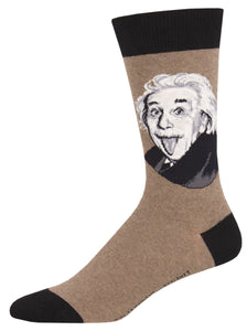 SOCKSMITH Men's socks-Einstein brown