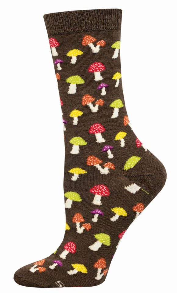 SOCKSMITH Women's socks- Colourful Mushroom Caps