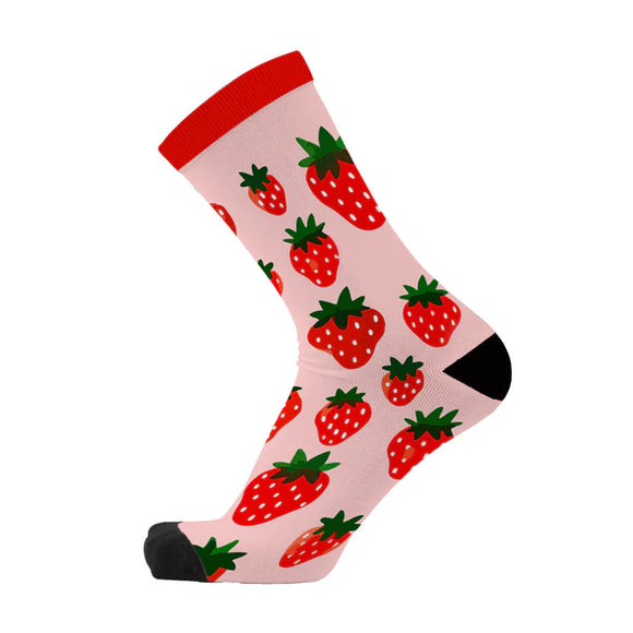 Bamboo novelty socks- Strawberry kisses