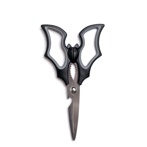 A pair of OTOTO Elizabat kitchen scissors on a white background.