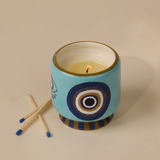 Candle- Adopo Handpainted Eye Incense and Smoke 8oz