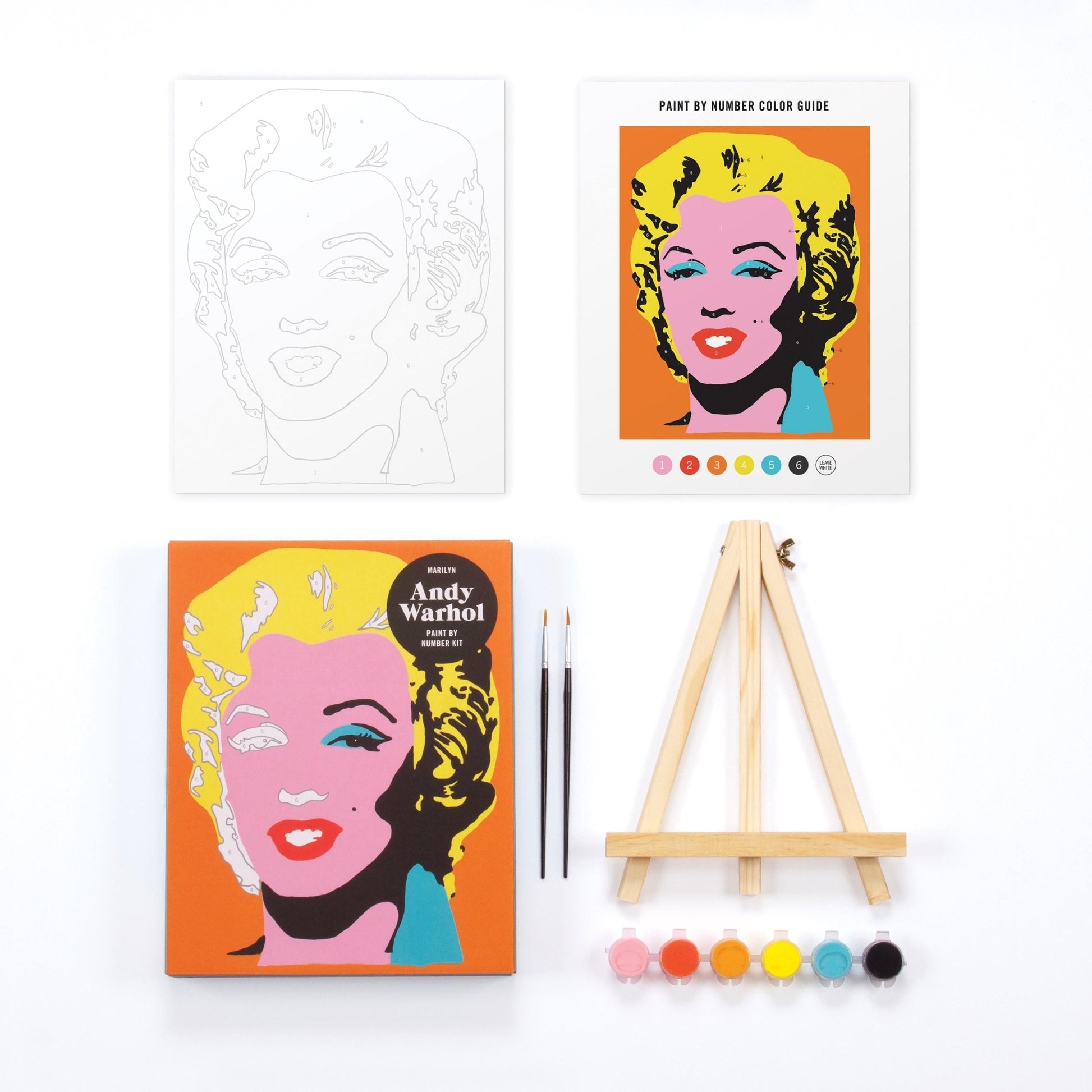 Andy Warhol paint by numbers - Marilyn Monroe - Gizmo Gifts