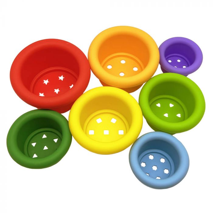 Bath toy - Very hungry caterpillar stacking and squirting set - Gizmo Gifts