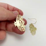 DENZ earrings- Mini bees
