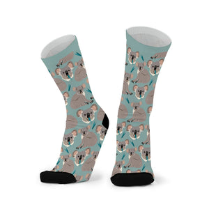 Unisex socks- Blinky the Koala by REDFOXSOX