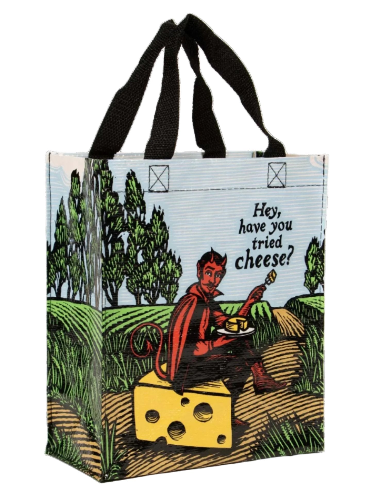 BLUEQ Lunch bag - Hey,have you tried cheese? - Gizmo Gifts