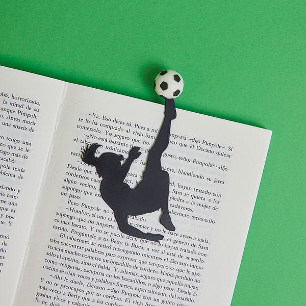 Bookmark - Bicycle kick girl - Gizmo Gifts