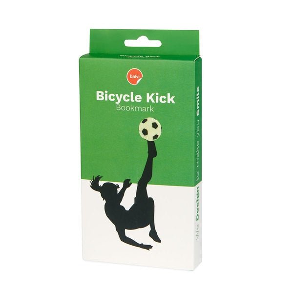 Bookmark - Bicycle kick girl - Gizmo Gifts