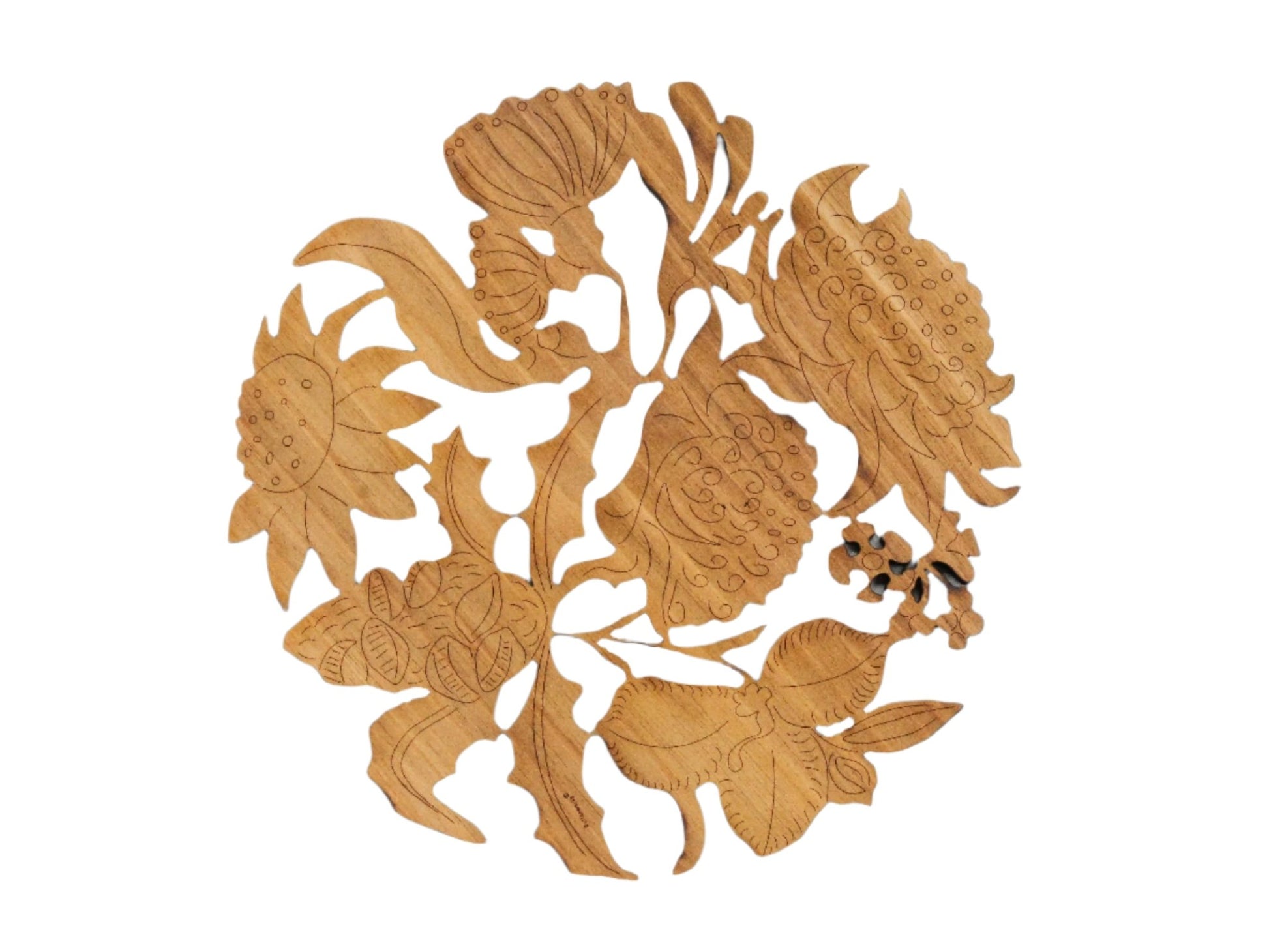 Buttonworks Flower trivet (D24cm) - Gizmo Gifts