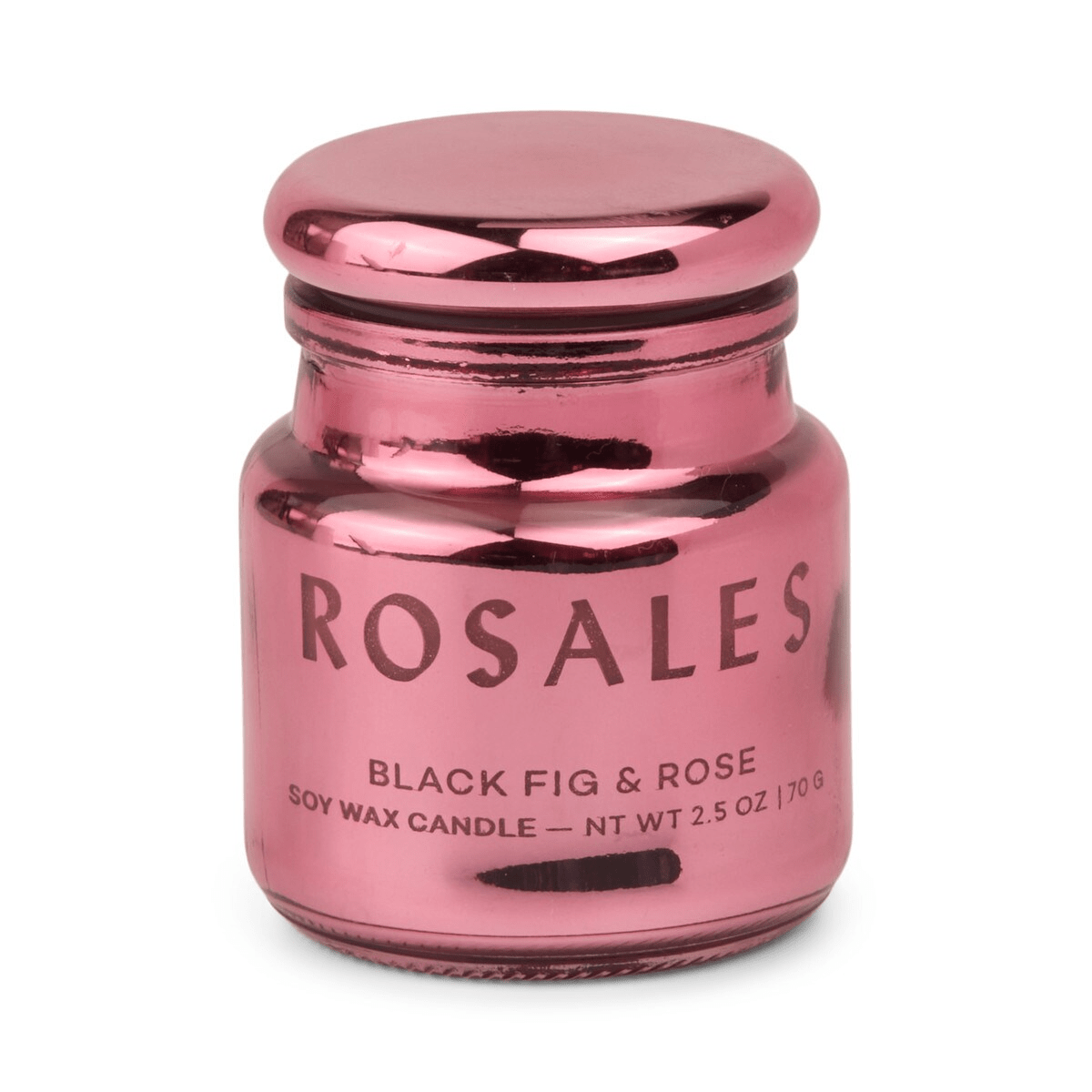Candle - Paddywax Hot Pink Metallic 71g - Rosales - Gizmo Gifts