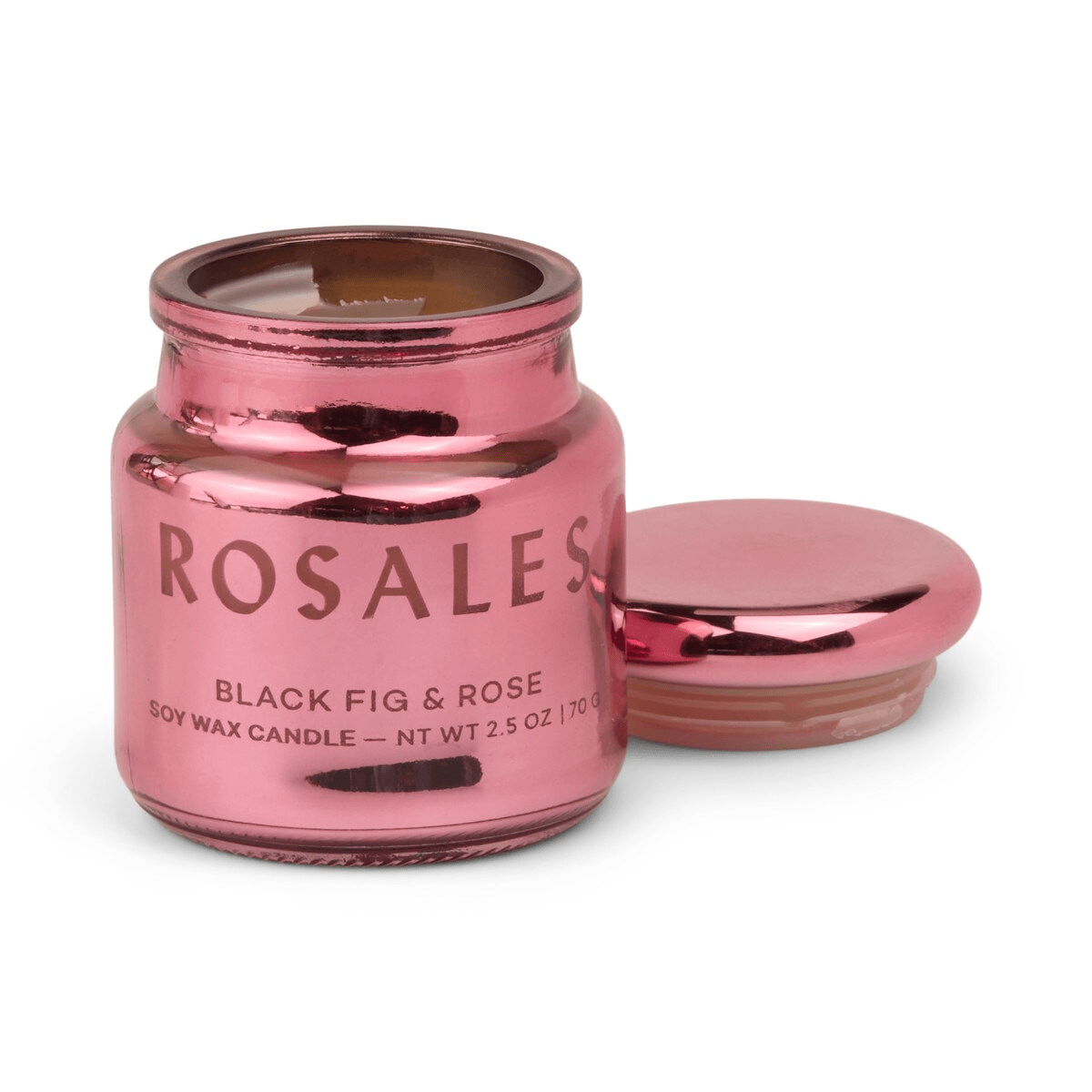 Candle - Paddywax Hot Pink Metallic 71g - Rosales - Gizmo Gifts