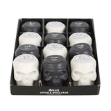 Skull candles (White sage or Opium H8.5cm)