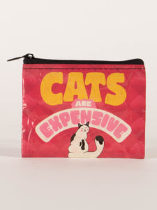 Coin purse - Cats are expensive
